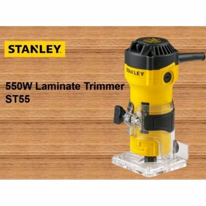 Mesin profil kayu ST 55 STANLEY ST55 trimmer 550W Laminate Trimmer -Lulas G