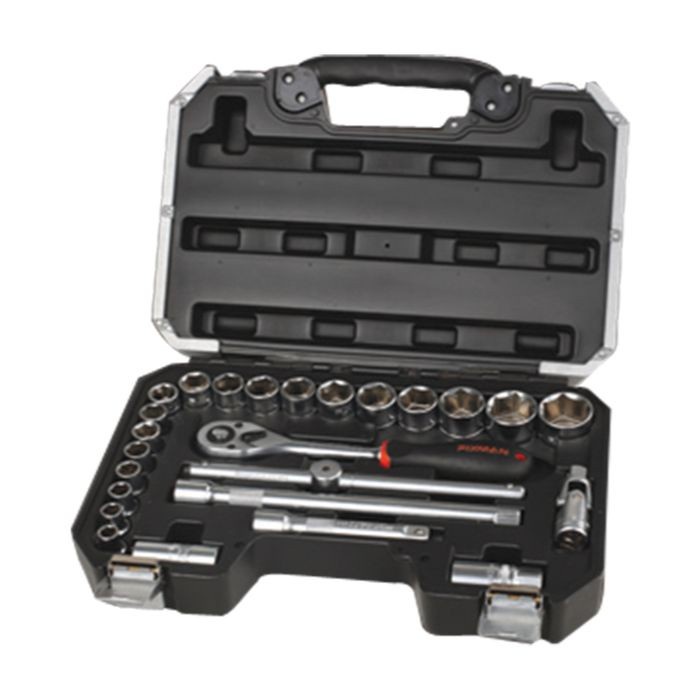 [Original] Fixman Omc-B4025M Socket Tools Set / Set Peralatan Kunci 25 Pcs Diskon