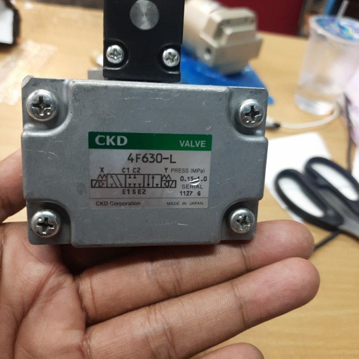 ✅Baru Solenoid Valve Ckd 4F630-L Limited