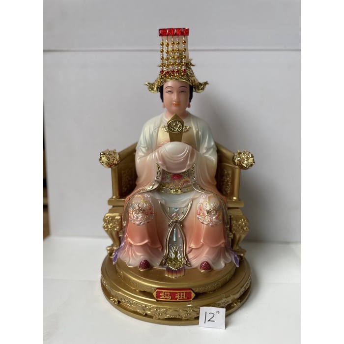 [Original] Patung Dewi Mazu / Maco / Dewi Samudra 12In Bahan Marmer Limited