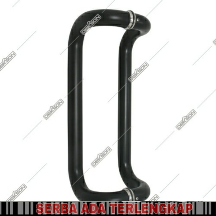 [Ori] Handle D Dekson Black As 30 Cm/Handel/Gagang Pintu Kaca Hitam Original Berkualitas