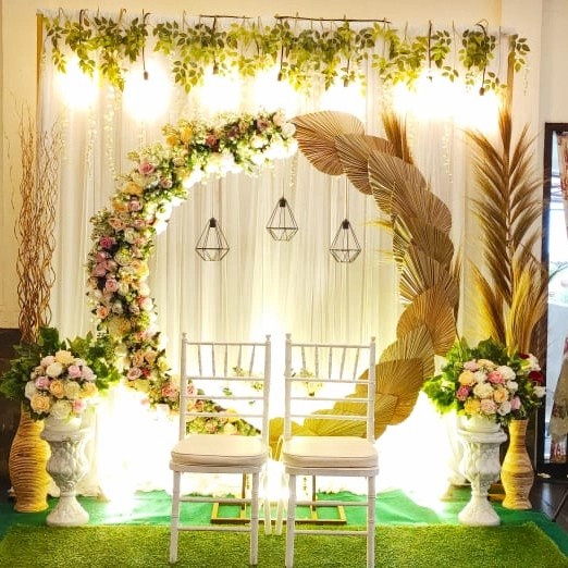 [Original] Backdrop Pertunangan Simpel/Dekorasi Rumah/Dekorasi Engagement Bisa Sameday