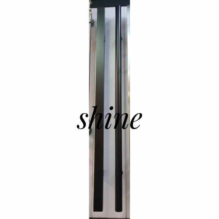 [Ori] Full Handle Hitam 1 Meter/Handle Pintu Black/Handel/Pegangan Pintu Bisa Gojek