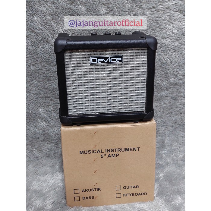 [Ori] Ampli Gitar Akustik / Elektrik Original Device Lg-05 5 Inch Limited