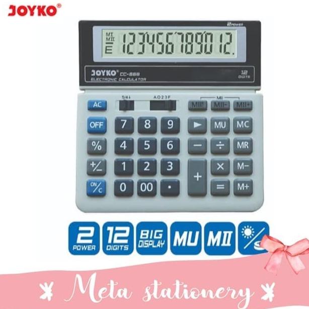 

Kalkulator 12 Digit / Calculator / Joyko CC-868