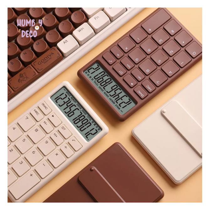 

Korean Aesthetic Digital Chocolate Calculator Portable Stationery