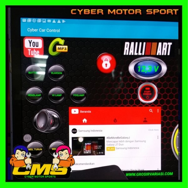 [Baru] Cyber Tech 24 Fungsi Remot Mobil Dan Motor Dengan Smartphone Android Bisa Gojek