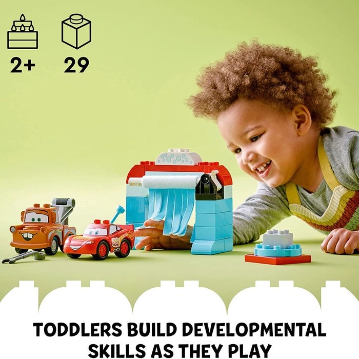 lego 10996 duplo lightning mcqueen & mater's car wash fun