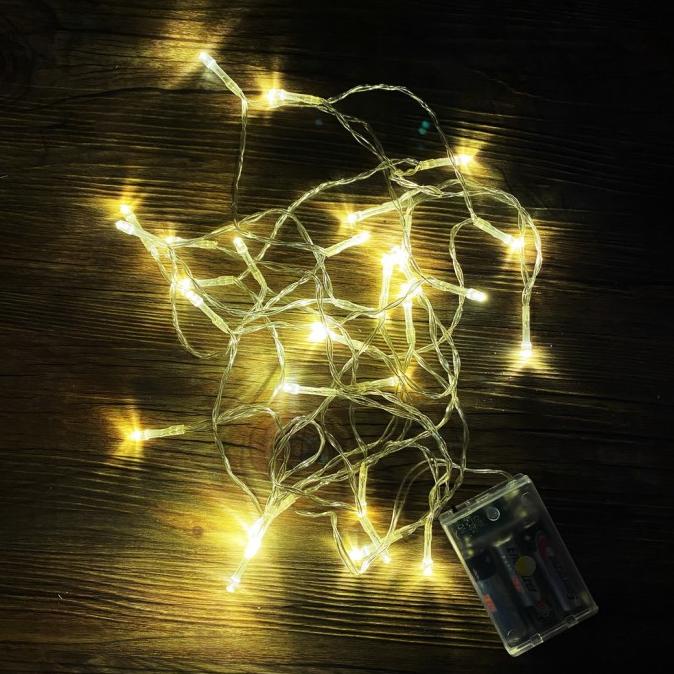 

Ready Scoop Lampu Natal Led Premium 4M 30 Lampu Baterai 63110401 Terbaik