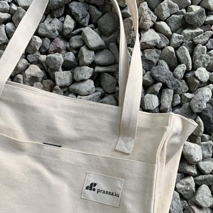 TERMURAH MILIKI PRASSA.KU | RIKU BAG ZIPPER | OVERSIZED TOTEBAG PRIA WANITA AESTHETIC TERBAIK