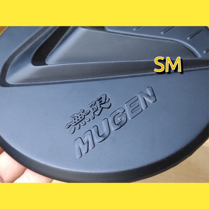 tank cover premium mugen hitam honda BRV MOBILIO variasi tutup bensin murmer