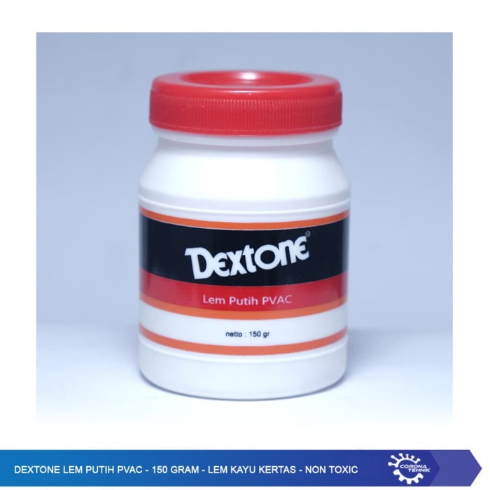 

Dextone Lem Putih PVAC - 150 Gram - Lem Kayu Kertas - Non Toxic star