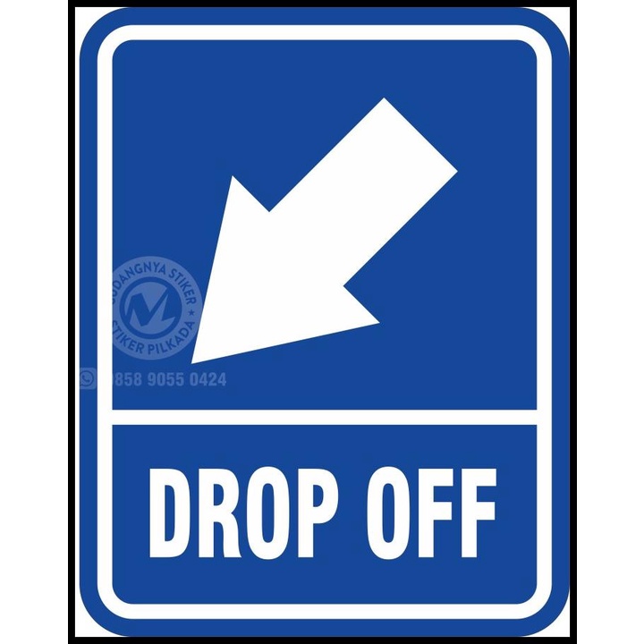 

BEST DEAL STIKER VINYL RAMBU DROP OFF 35X45CM !!!!!!