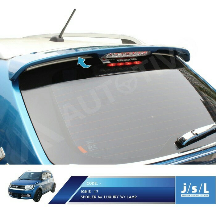 Suzuki Ignis Spoiler Model SGA + Lampu/ Spoiler W/ Lamp best