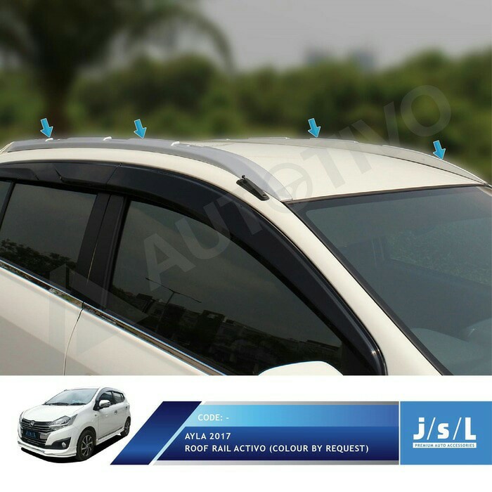 New Ayla 2017 Roof Rail Activo Warna Custom best