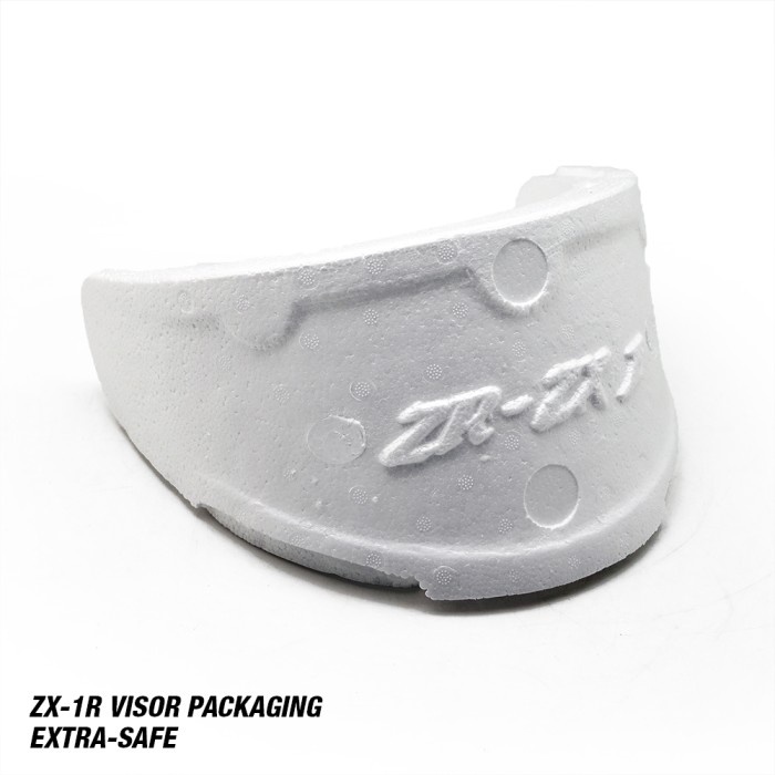 Visor Njs Zx-1R Iridium Smoke - Kaca Helm