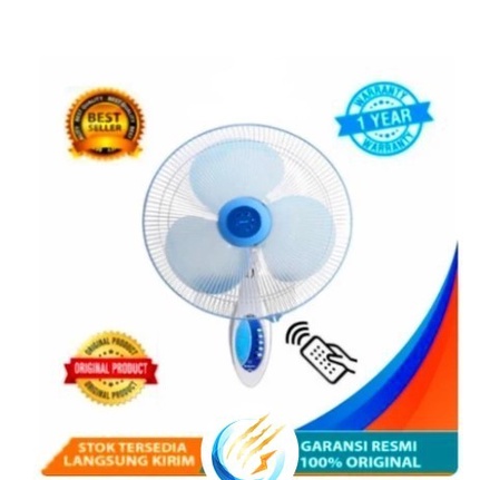 Kipas Angin Dinding Remote Miyako 16 Inch Wall Fan