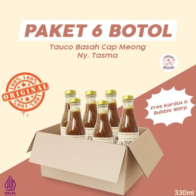 

PAKET 6 BOTOL Tauco Basah Cap Meong Ny. Tasma khas Cianjur