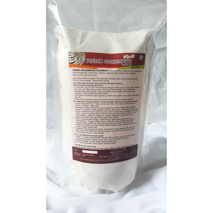 

Baru!! Premix Okonomiyaki Rasa Jepang Tapi Tepung Lokal