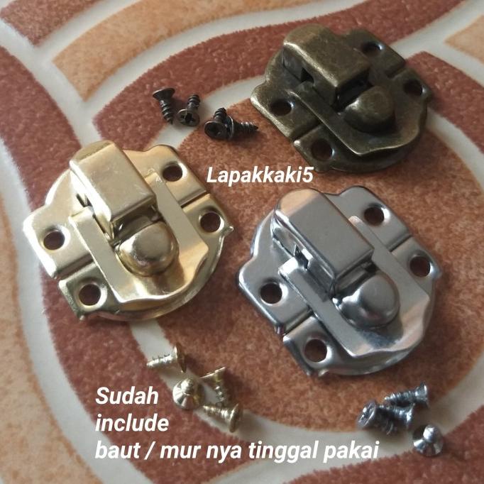 kunci box kayu kunci plakat kunci dus lengkap dengan bautnya 100 pcs