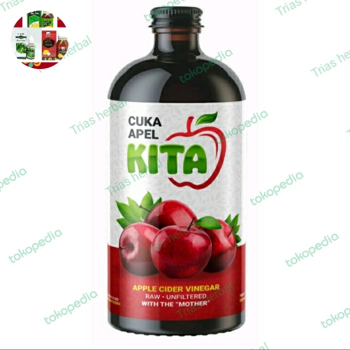 

Terlaris Cuka apel Kita apple cider winegar with mother SALE