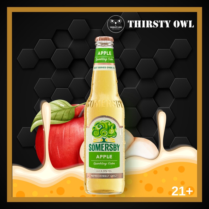 

Terlaris Somersby Apple Premium Cider Refreshingly Crisp 330ml SALE