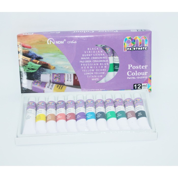 

Promo Poster Colour / Cat Poster Ndm 12Ml Isi 12 Warna