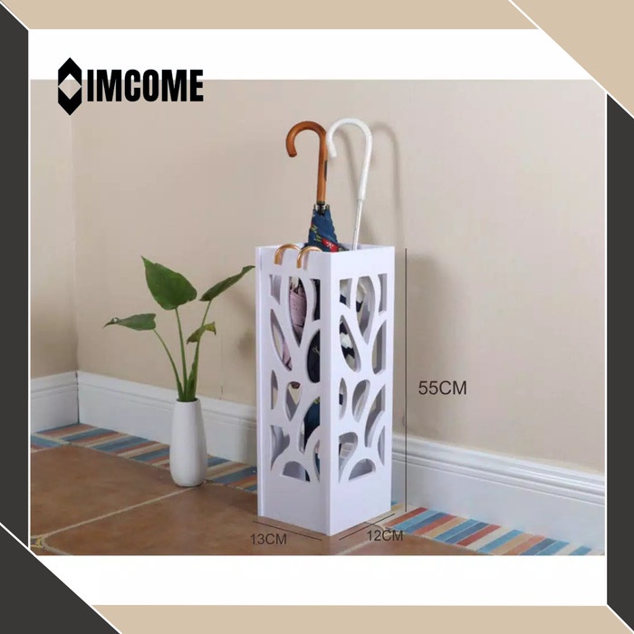 RAK PAYUNG KAYU WPC VINTAGE SERBAGUNA MINIMALIS TEMPAT PAYUNG UMBRELLA ORIGINAL