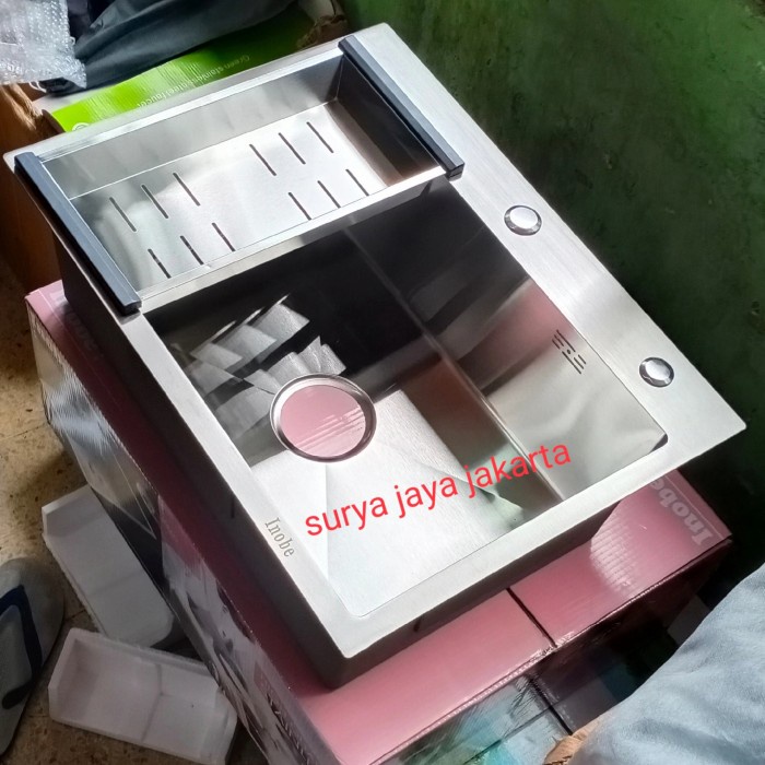 Jual kitchen sink INOBE 6045 / kitchen sink stainless inobe 60 cm