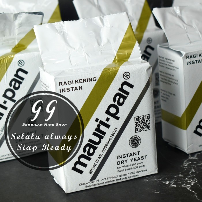

Terlaris MAURIPAN Ragi Kering Instan 500 Gram Instant Dry Yeast Mauri Pan SALE