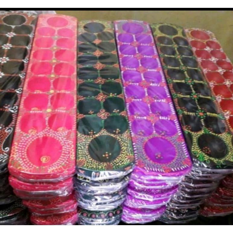 Congklak Kayu dan plastik motif dan polos Free biji kerang 105