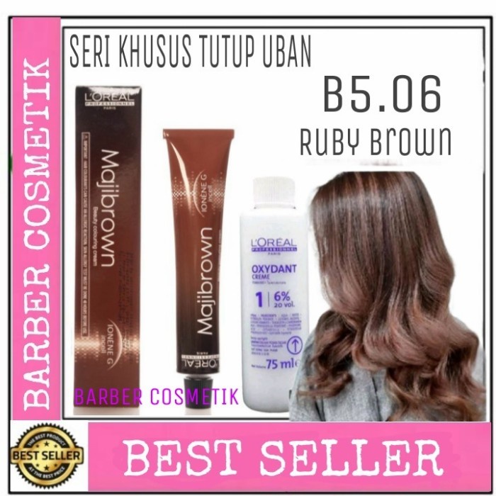Promo Cat Rambut Loreal Maji Fashion Maji Brown Majibrown B5.06 + Oxidant