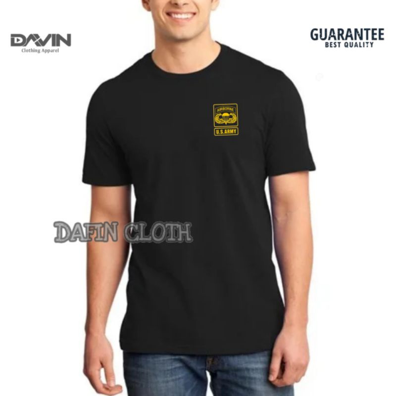 Kaos Pria Baju Tshirt American Airborne Army