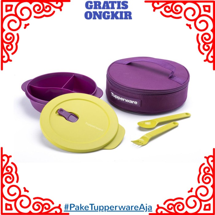 Promo Tempat Makan Set Tupperware / Lunch Box Set Tupperware Crystalwave