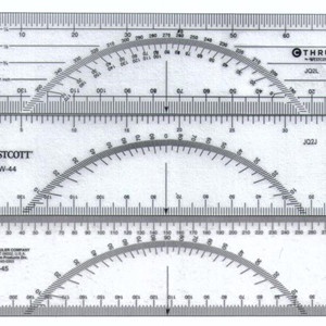 

Sarila Penggaris Metric Protractor Ruler W43