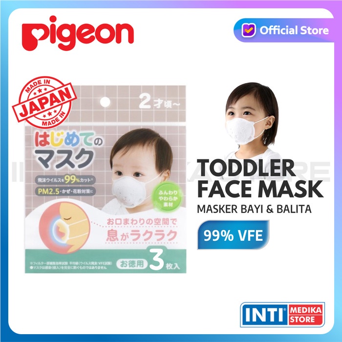 Promo Pigeon - Baby Mask "My First Mask" Masker Anak Bayi & Balita 99% Vfe