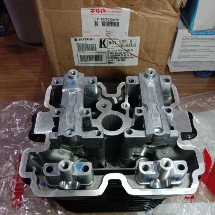 Block Blok Cylinder Head Satria Fu 150 Karbu Original Suzuki Sgp