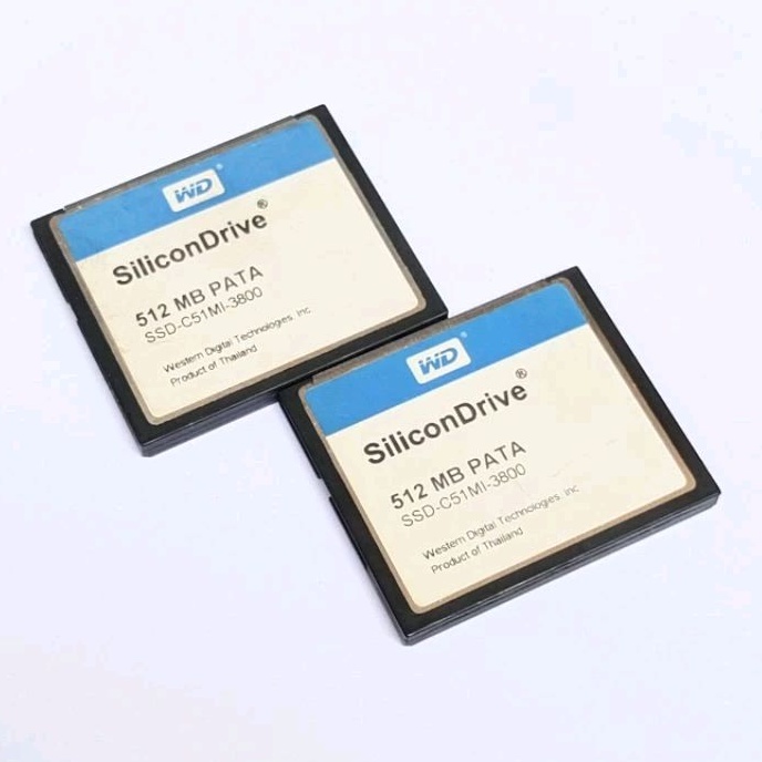 CF Card 512MB SiliconDrive Compact Flash Memory Industrial Mechine