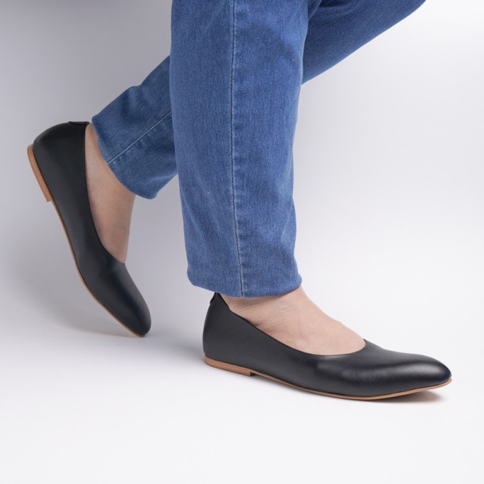 Promo Sepatu Pantofel Kerja Formal Wanita Big Size Jumbo 41-42-43-44-45 Terbaru
