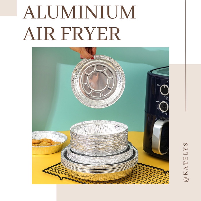 Promo Kertas Alas Air Fryer Aluminium Foil Mangkok Oven Baking Tray