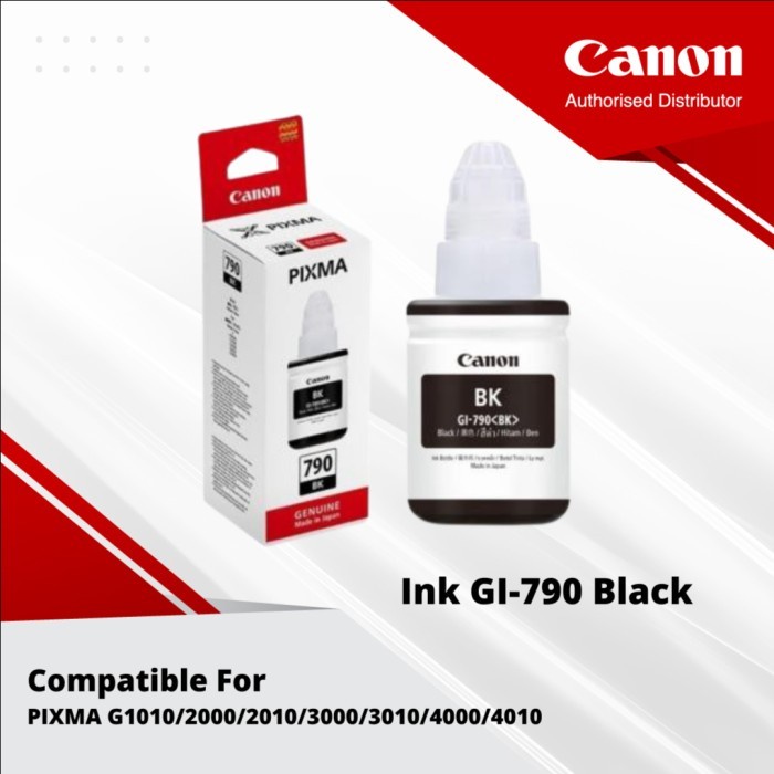 

Canon Ink Bottles Gi-790 Black Promo Terbaru