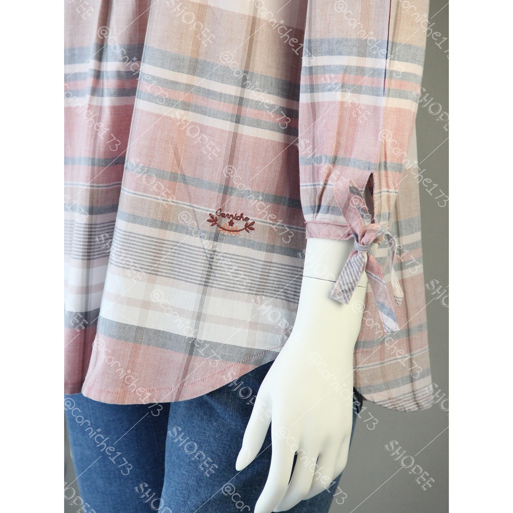 STYLISH MODERN Corniche Disty Blouse Pink - TB231396