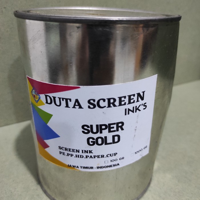 

Terbaru Tinta Polymate Duta Screen Super Gold 1Kg Ready Stock