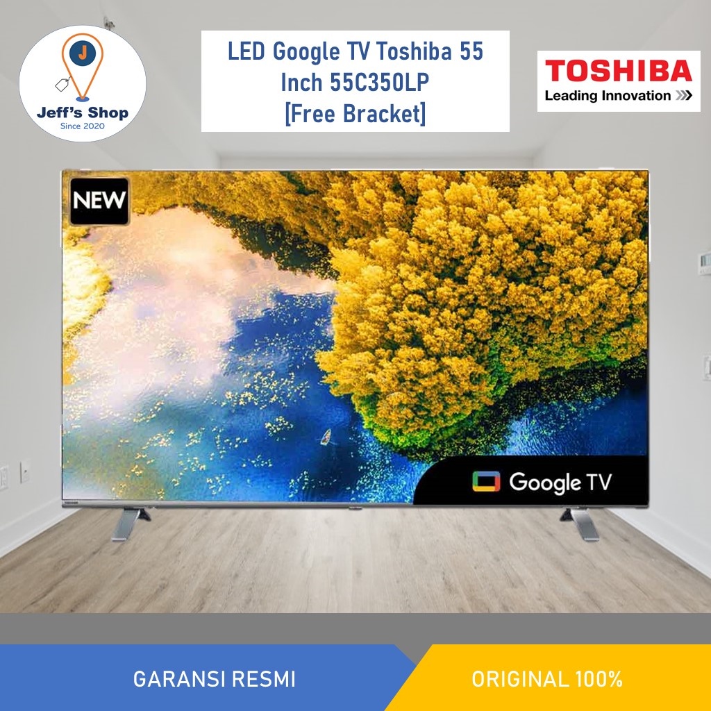 LED Google TV Toshiba 55 Inch [Ultra HD] 55C350LP