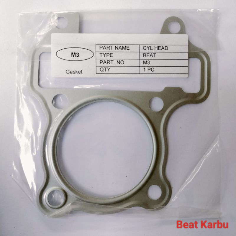 Paking Head Beat Lama / Beat Karbu / Gasket Kop Besi