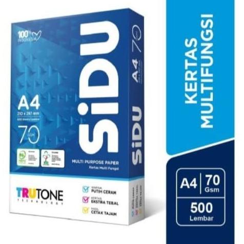 

Kekinian - Ter Kertas Fotocopy Pint HVS A4 Sinar Dunia SIDU 70 gr Rim