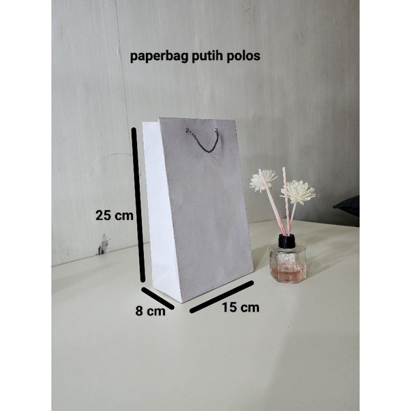 

paperbag putih polos wafer
