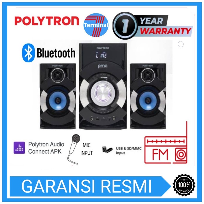 POLYTRON Speaker Bluetooth PMA 9527 / PMA9527 FM RADIO