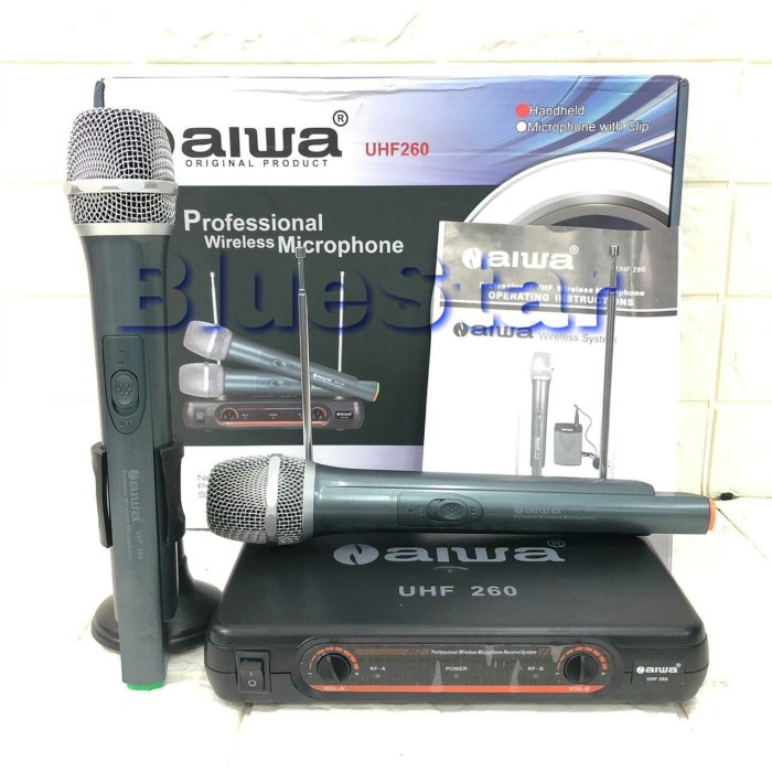 Mic Wireless N Aiwa UHF 260 Original