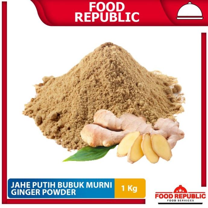 

Ginger Powder / Jahe Putih Bubuk 1 KG Murni Halal Varietas Jahe Gajah